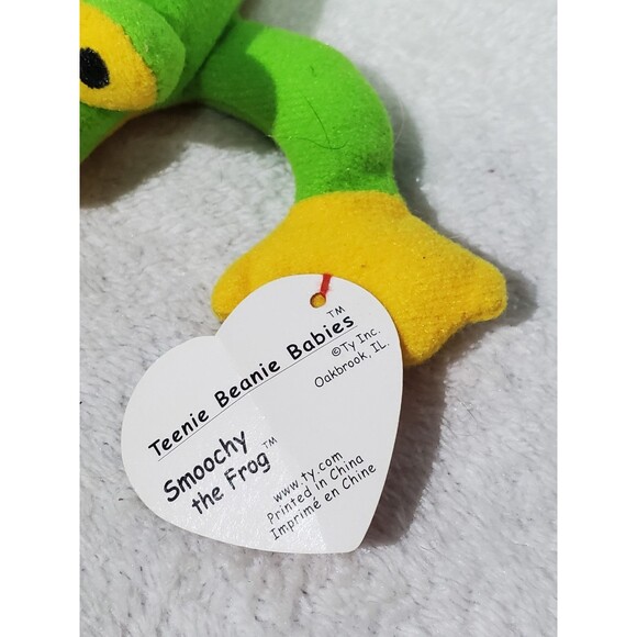 TY Beanie Baby - SMOOCHY the Frog (8 inch) - Stuffed Animal Toy - Picture 2 of 4